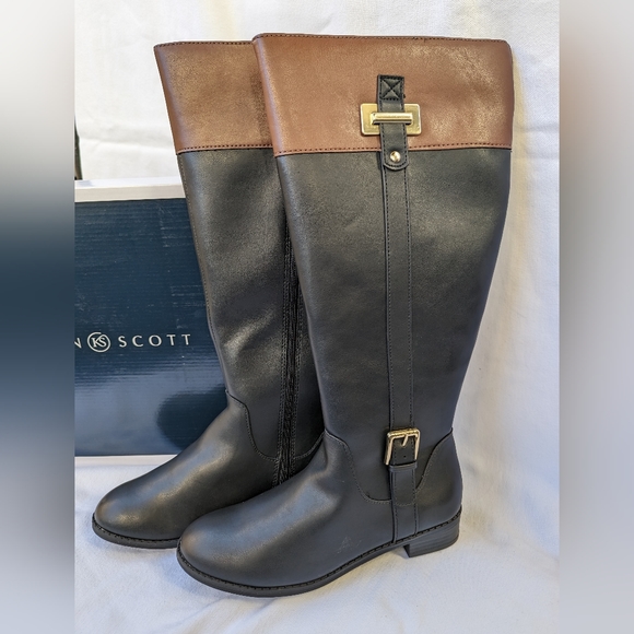 Riding boots Karen Scott Deliee2 black/brown - Picture 6 of 11